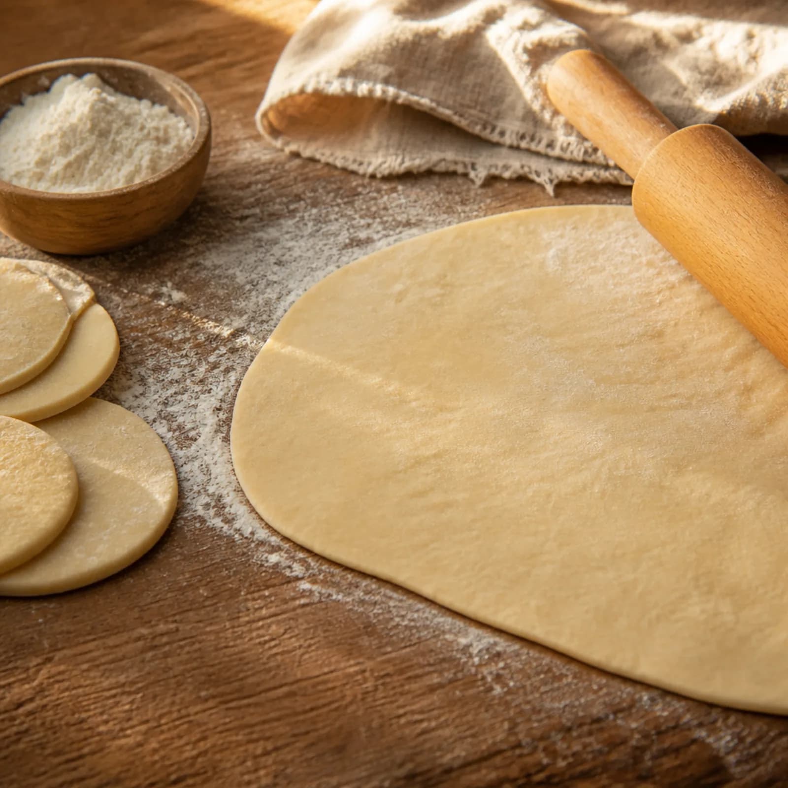 Pierogi-Teig: weich, elastisch, ohne Drama